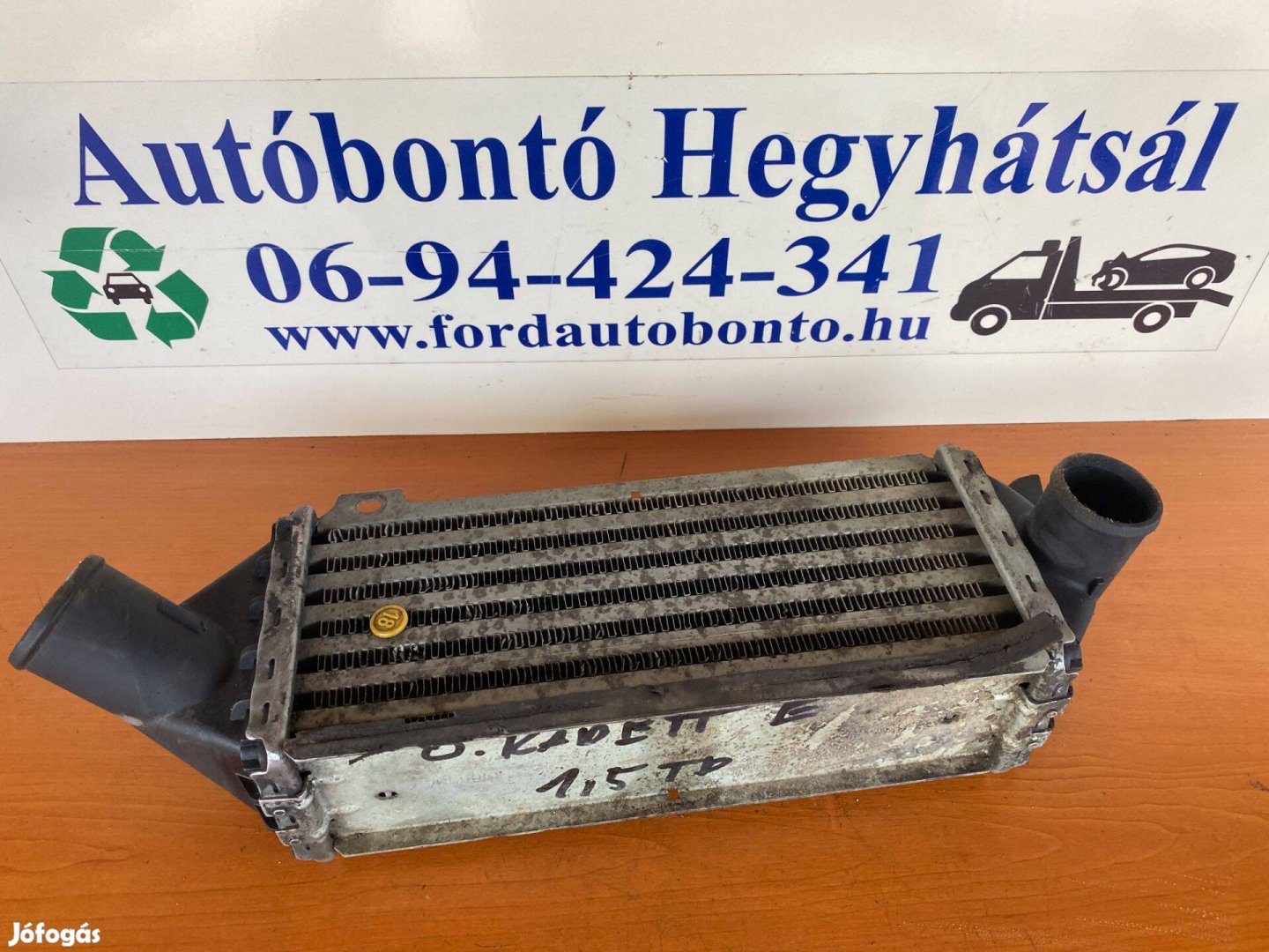 Opel Kadett E 1.5TD intercooler hűtő