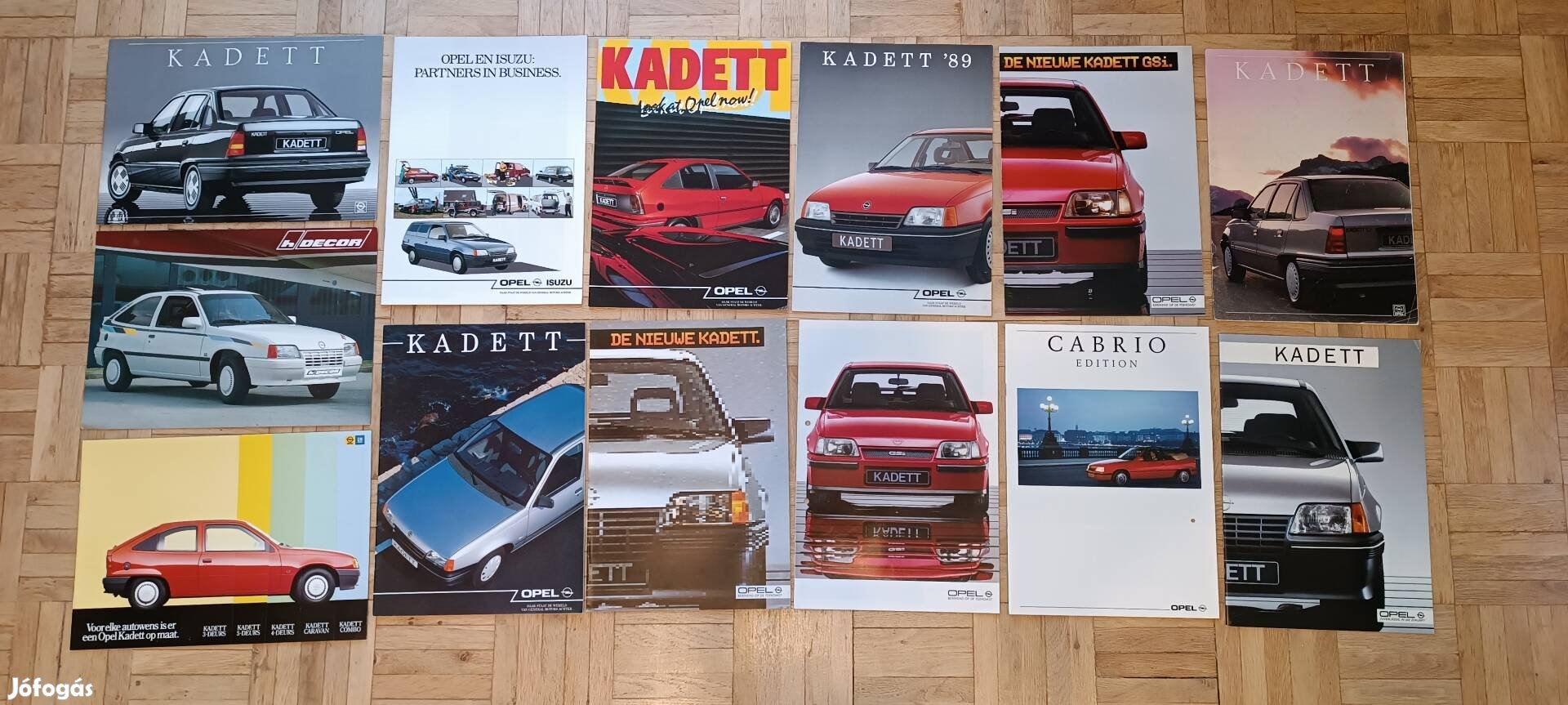 Opel Kadett E gyári prospektus eredeti leírás 