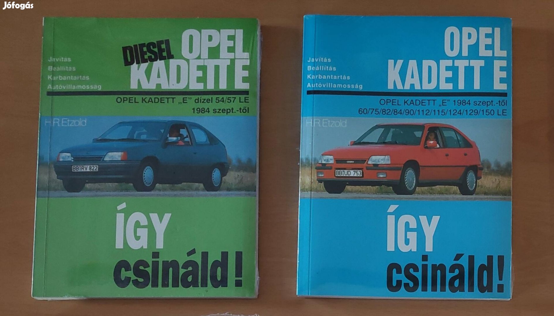 Opel Kadett E javítási kézikönyv