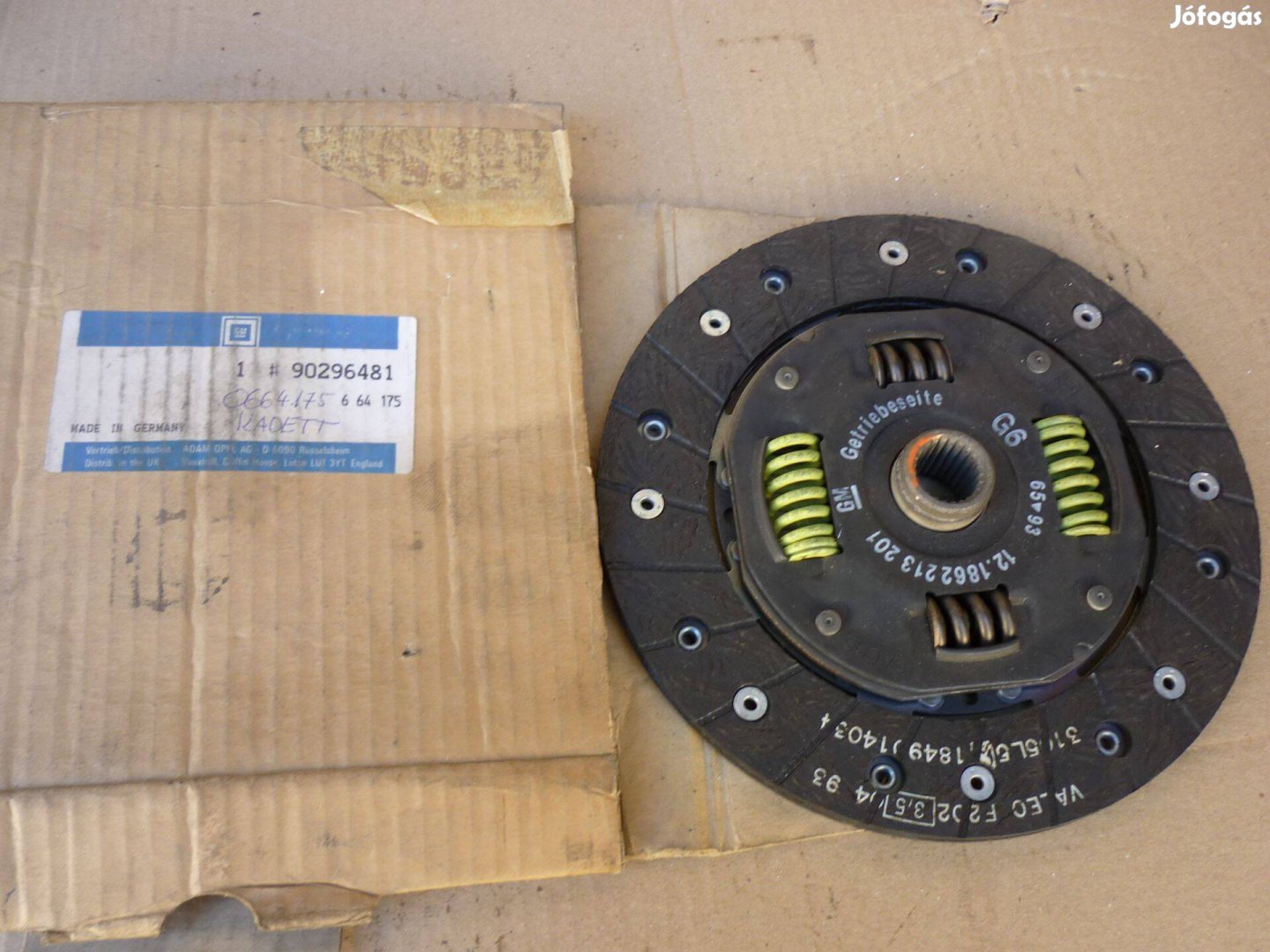 Opel Kadett kuplungtárcsa kuplung tárcsa új gyári eredeti