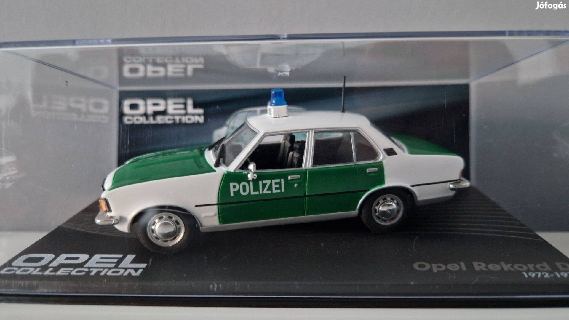 Opel Kapitän1:43 1/43 Altaya modell Opel Collection kisautó