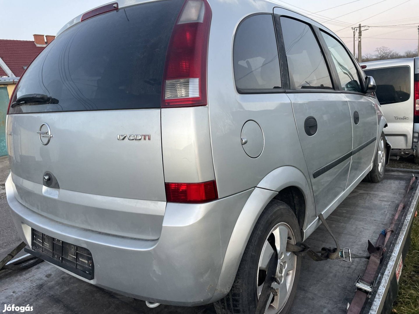 Opel Meriva A z157 ezüst hátsó lökhárító  eladó