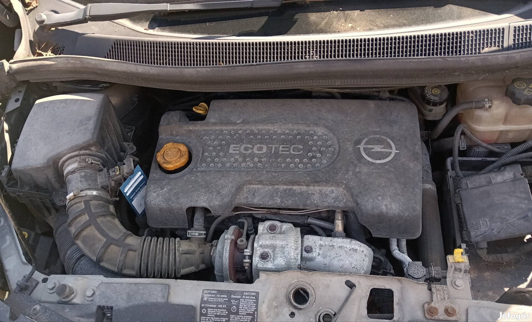 Opel Meriva B 1.3CDTI (A13DTC) motor, sebváltó és alkatrészei