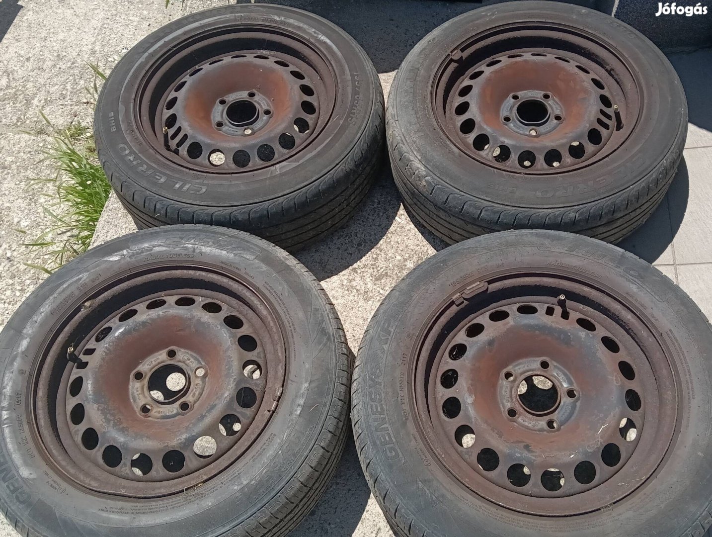 Opel Meriva B, Astra H 15" (5x110)  lemezfelni garnitúra