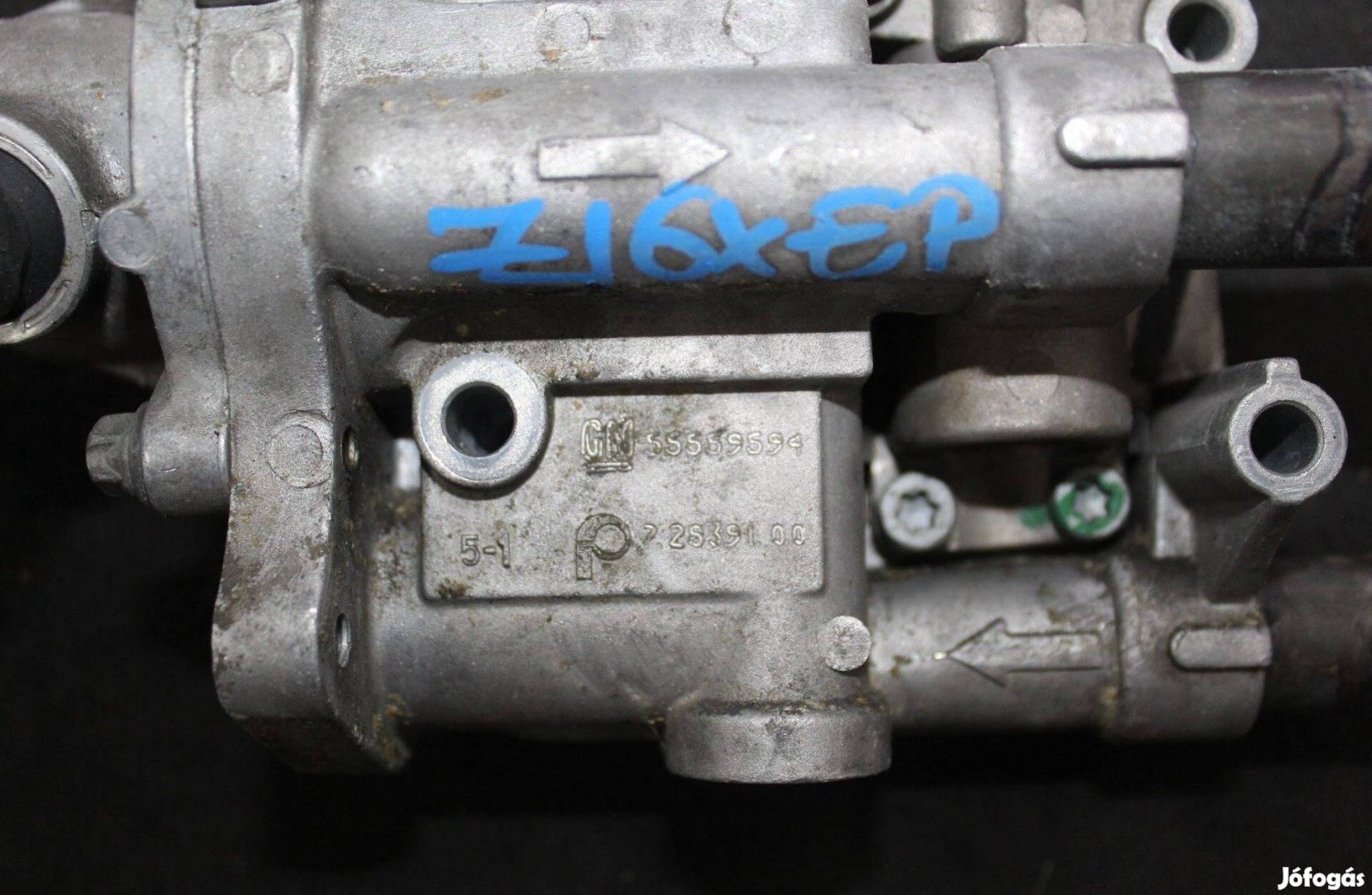 Opel Meriva Z16Xep Motor termosztát EGR szelep nélkül 55559594