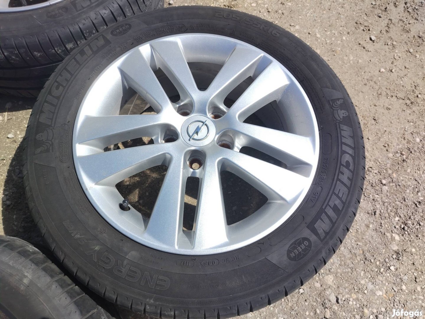 Opel Meriva, astra 5x110 16" Gyári alufelniszett nyárigumikkal 