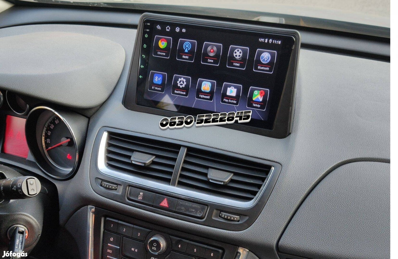 Opel Mokka 2012-2016 Android Kijelző Multimédia Navigáció Carplay Hifi