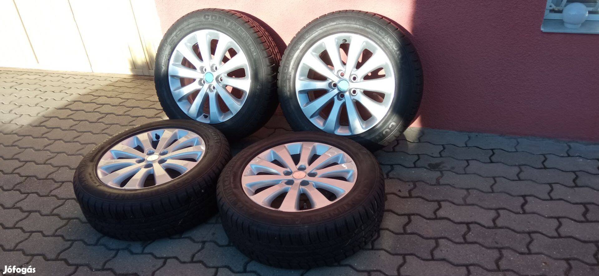 Opel Mokka felni 17" gyári alufelni 7x17 5x105 Continental téli gumik