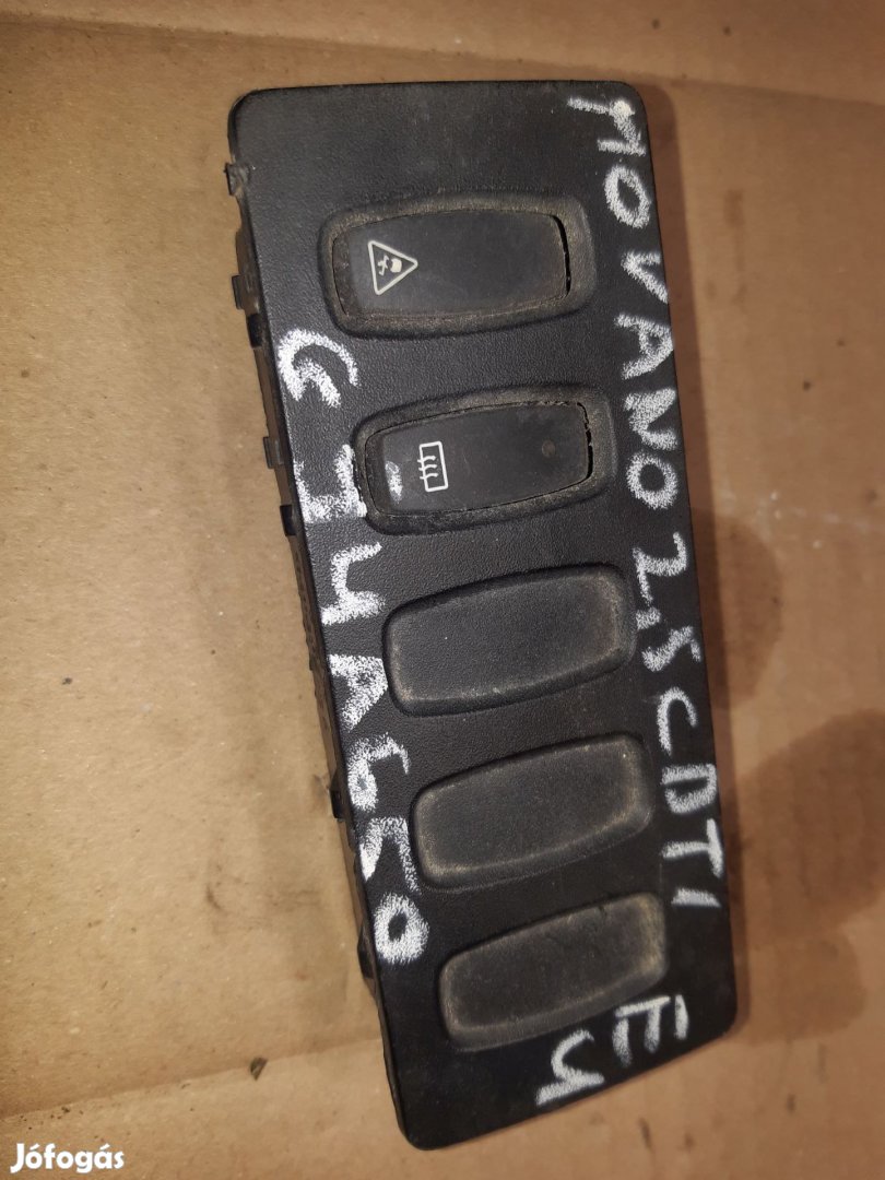 Opel Movano 03-10 Hátsó Szélvédőfűtés Kapcsoló