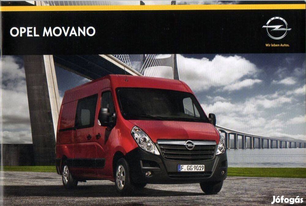 Opel Movano 2014 magyar prospektus brossúra