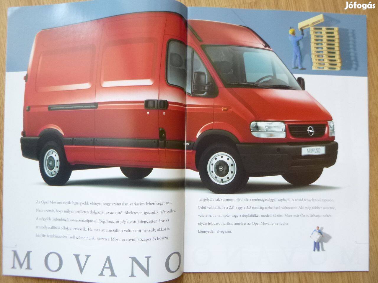 Opel Movano (A) prospektus - 2001, magyar nyelvű