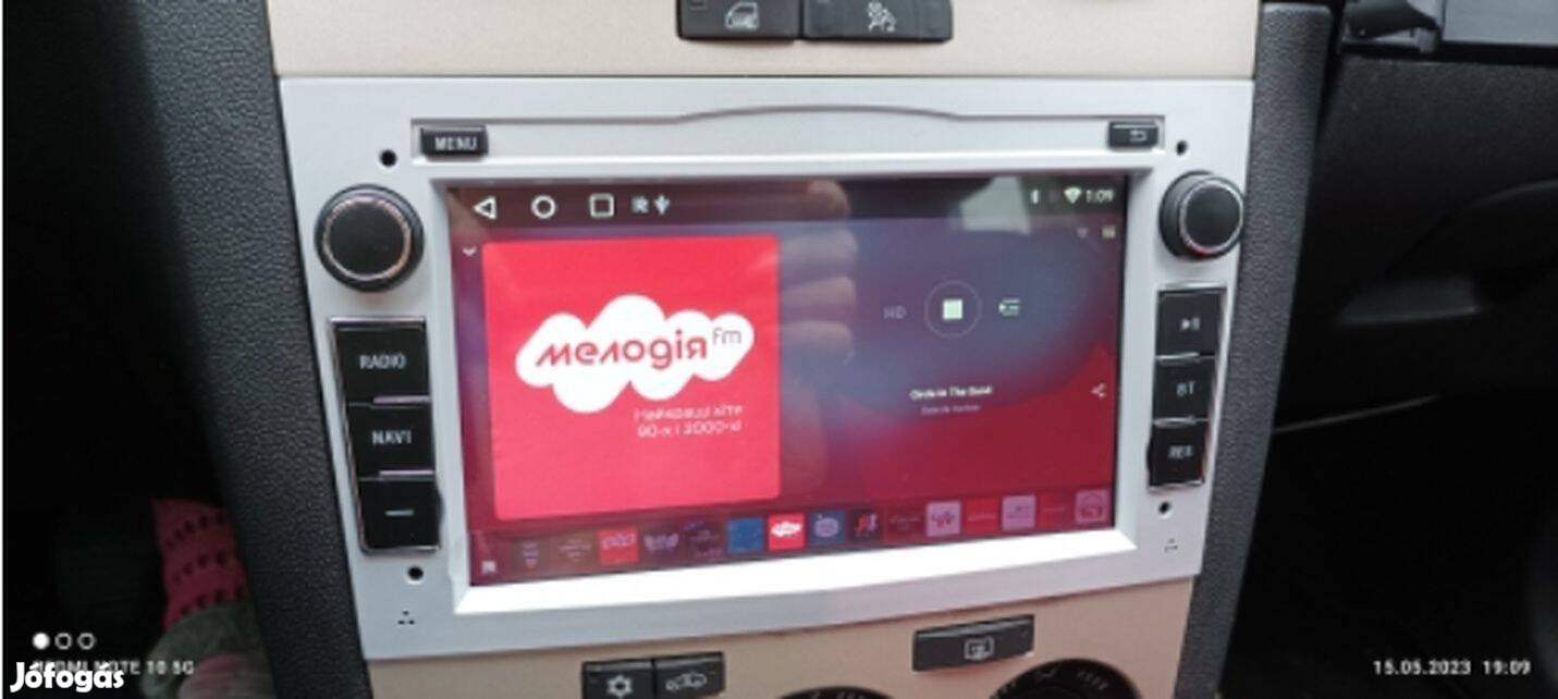 Opel Multimédia Carplay GPS Rádió Tolatókamerával