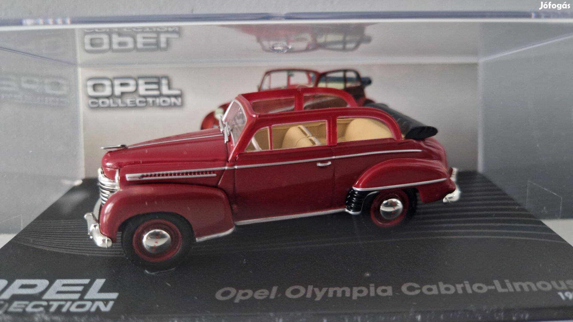 Opel Olympia Cabrio Limousine 1:43 1/43 modell Collection kisautó