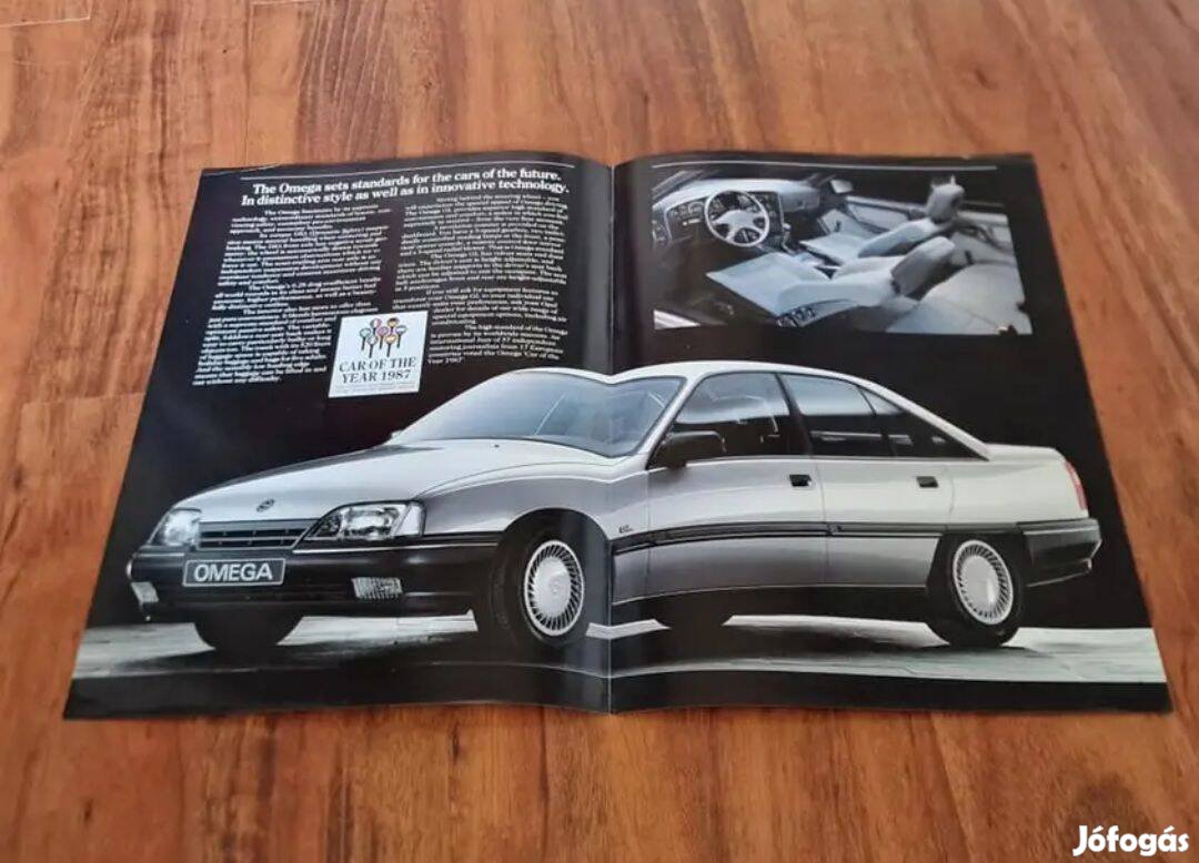 Opel Omega A Prospektus 1987 Angol Nyelv