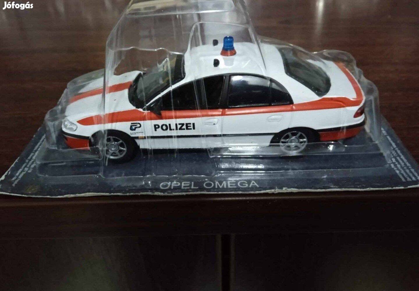 Opel Omega Swajci police kisauto modell 1/43 Eladó