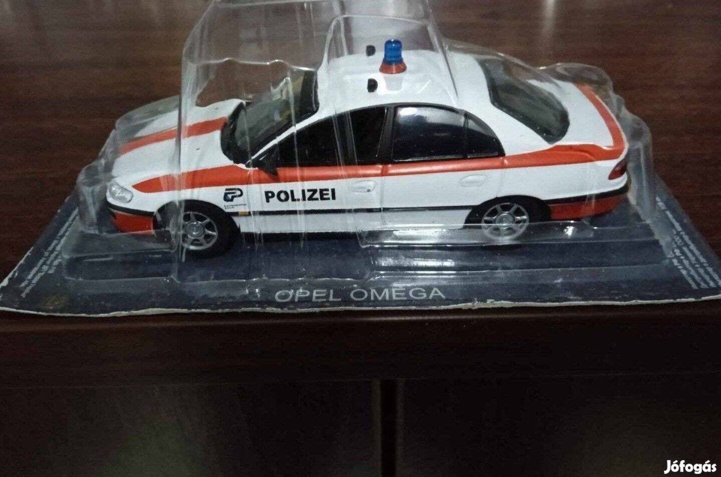 Opel Omega Swajci police kisauto modell 1/43 Eladó