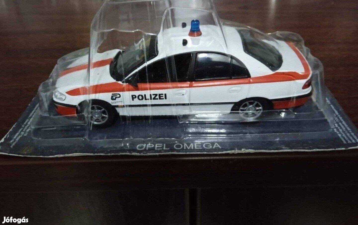 Opel Omega Swajci police kisauto modell 1/43 Eladó