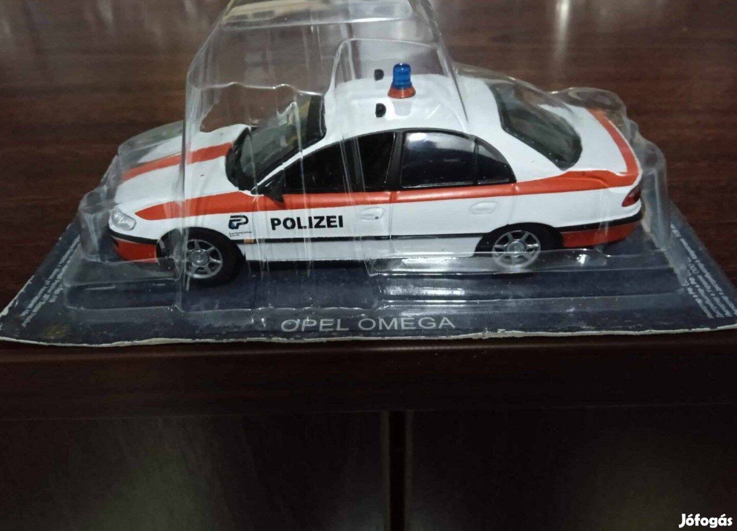 Opel Omega Swajci police kisauto modell 1/43 Eladó