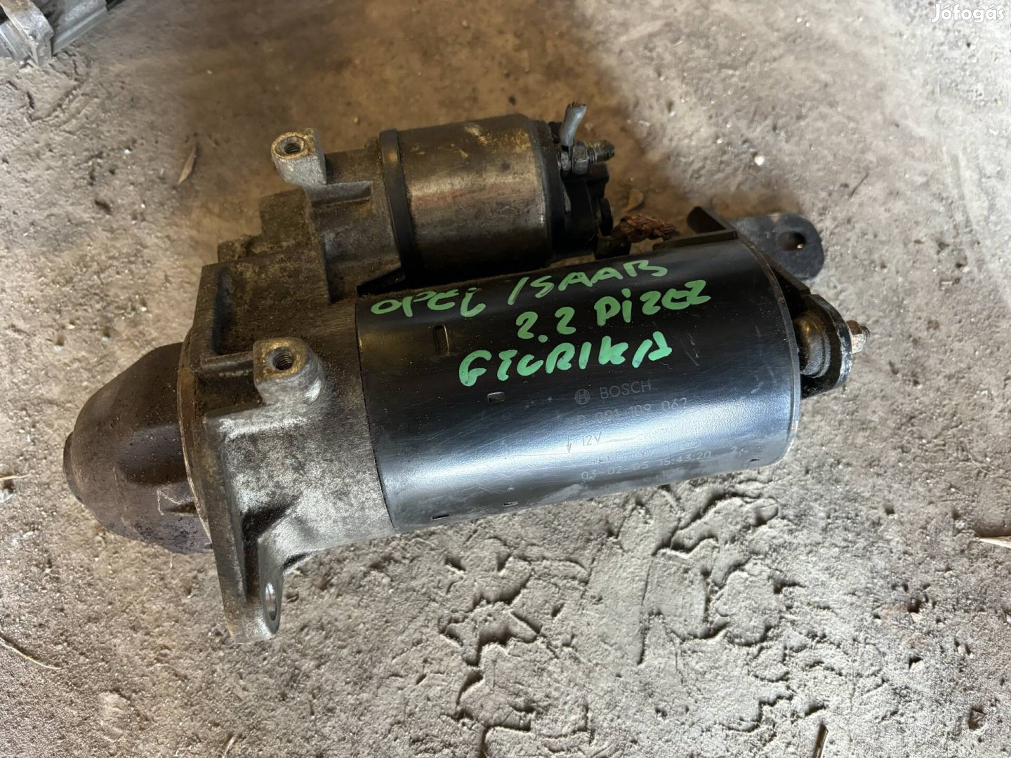 Opel Saab 2.0 2.2 dízel önindító 