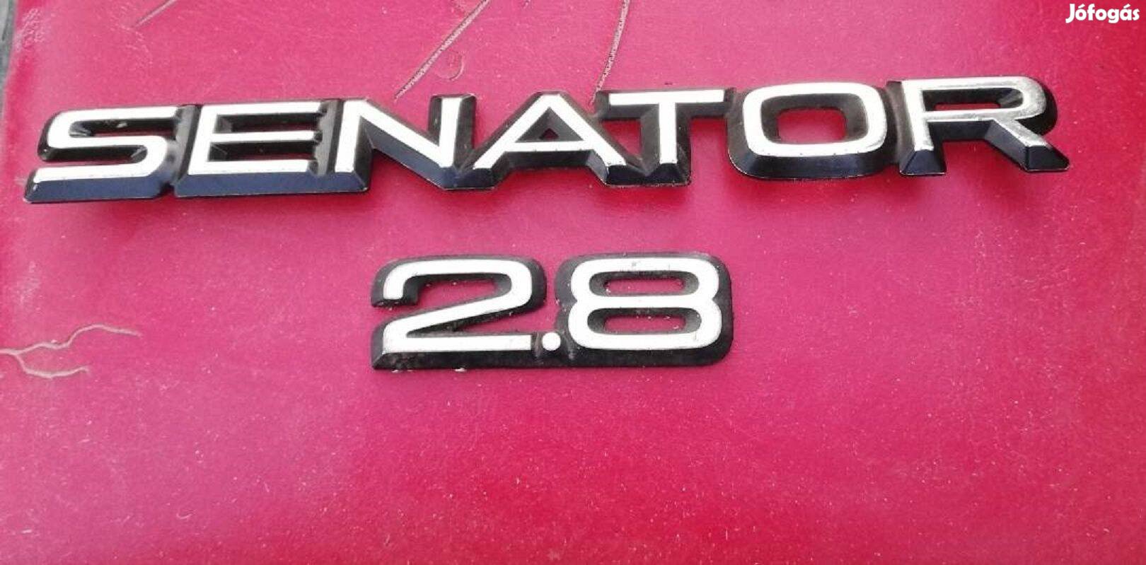 Opel Senator A 2.8 felirat,embléma