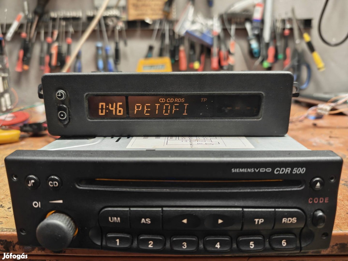 Opel VDO CDR500 Bluetooth autórádió 