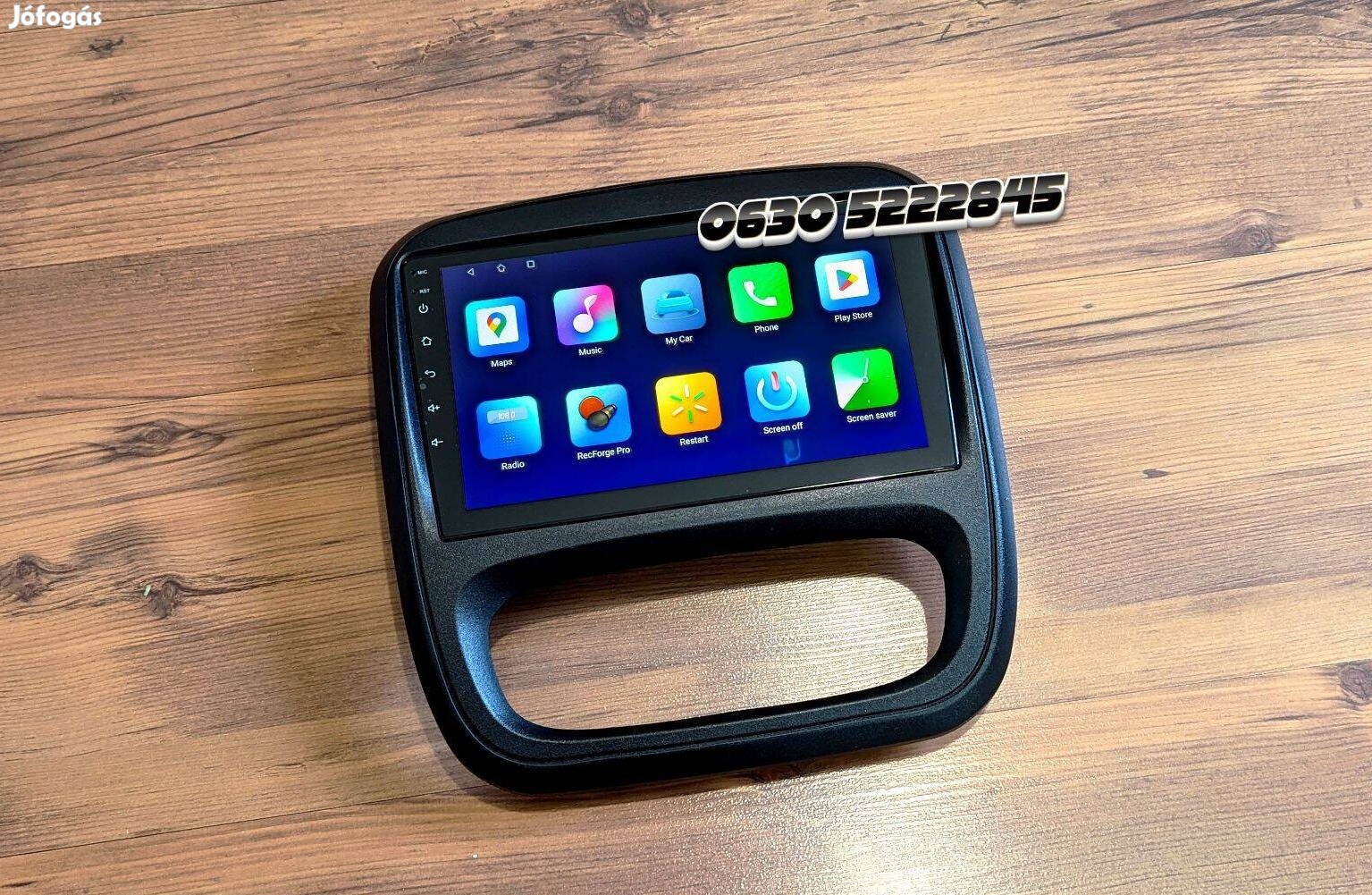 Opel Vivaro Android Kijelző Rádió Multimédia 2Din Navigáció Carplay