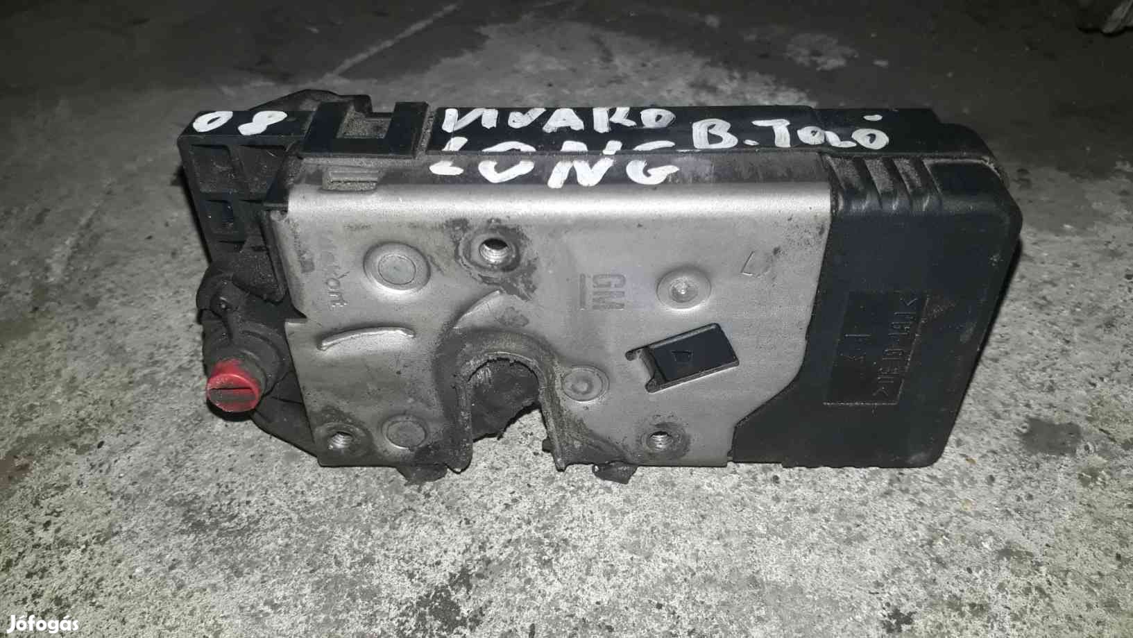 Opel Vivaro Bal Tolóajtó Zárszerkezet