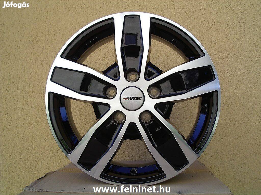 Opel Vivaro fekete-polír alufelni 5X114,3 új Autec Quantro 16 col