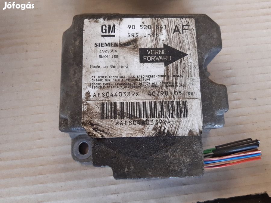 Opel Zafira A 1998-2004 Légzsák Vezérlő Elektronika