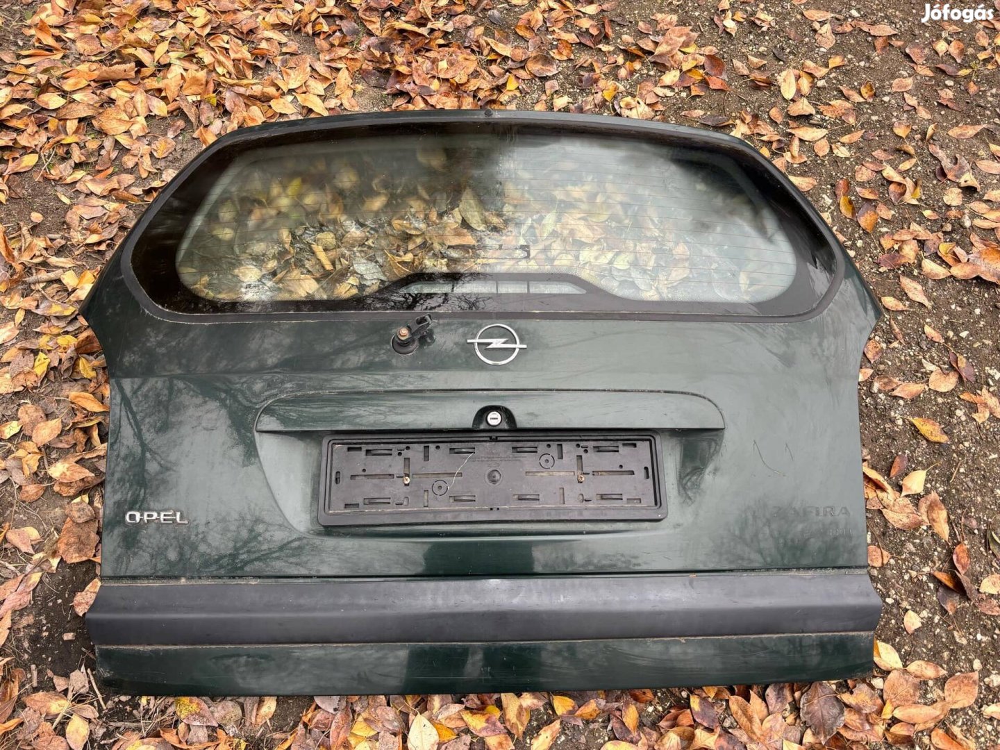 Opel Zafira A csomagtér ajtó zöld 