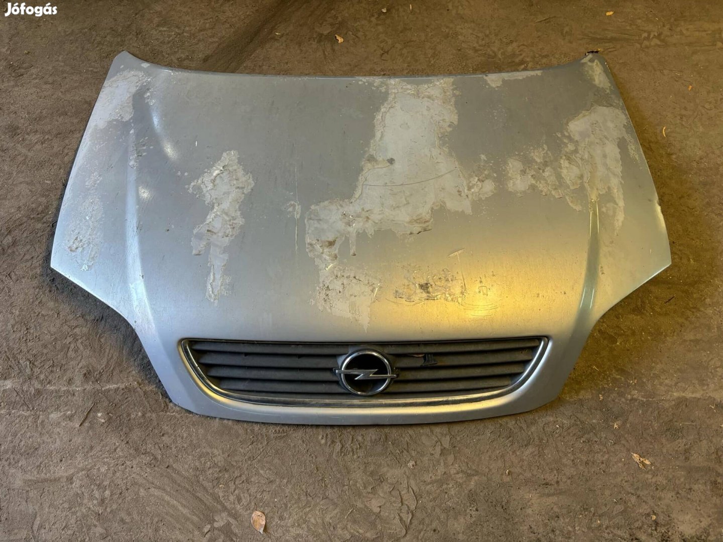 Opel Zafira A motorháztető géptető ezüst 