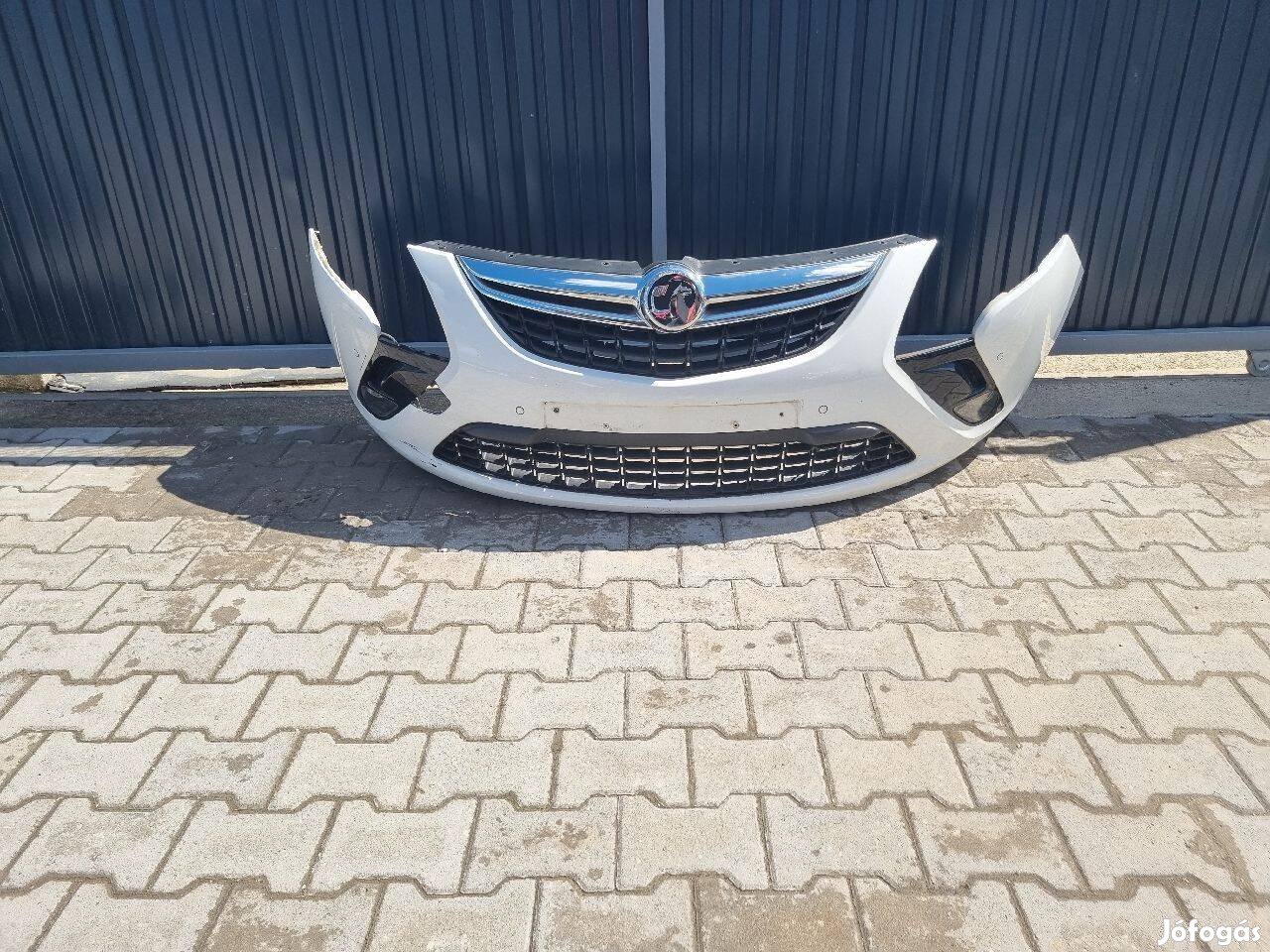 Opel Zafira C Első Lökhárító 4 Radaros Fehér 7157