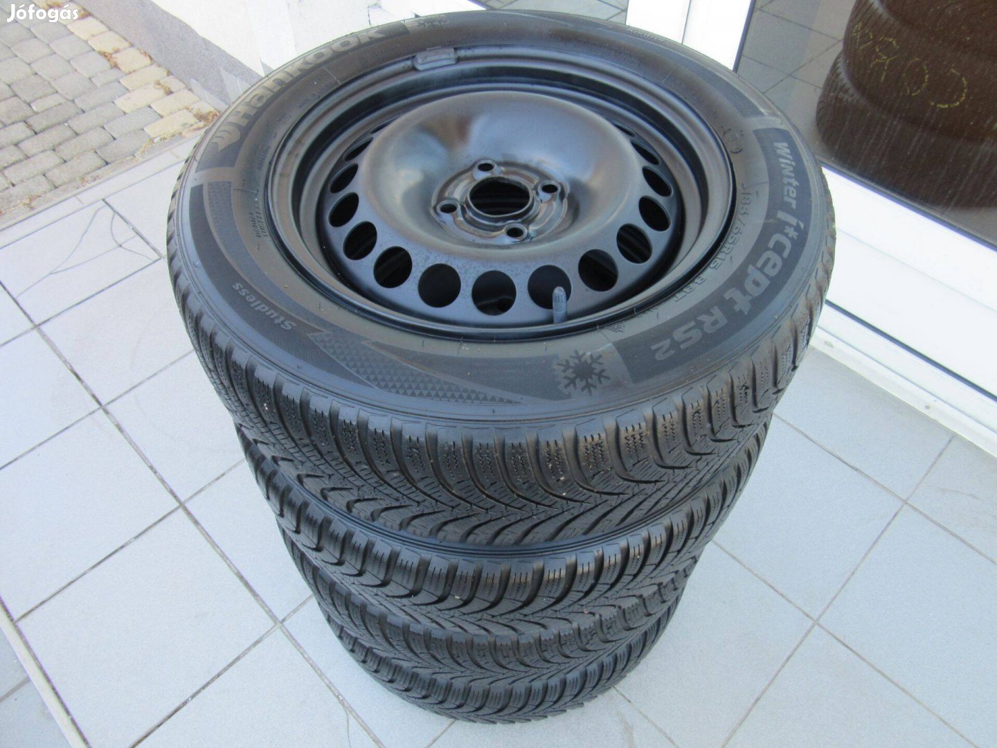 Opel acélfelni 185/65 R15 Hankook téli gumival eladó