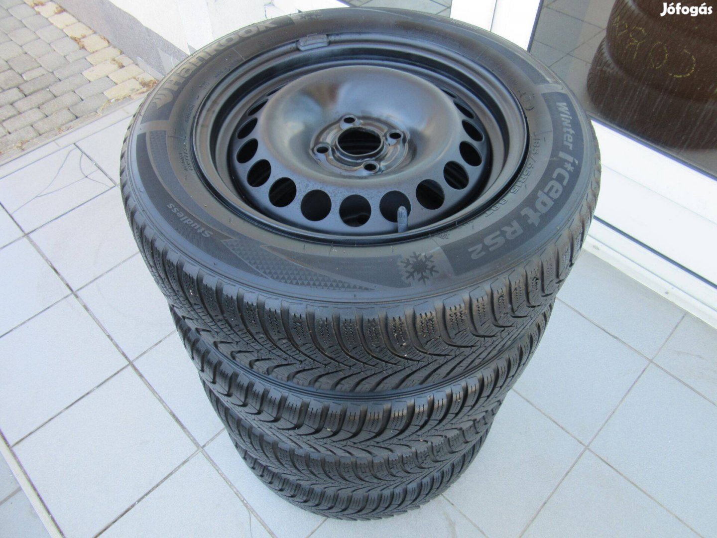 Opel acélfelni 185/65 R15 Hankook téli gumival eladó Opel