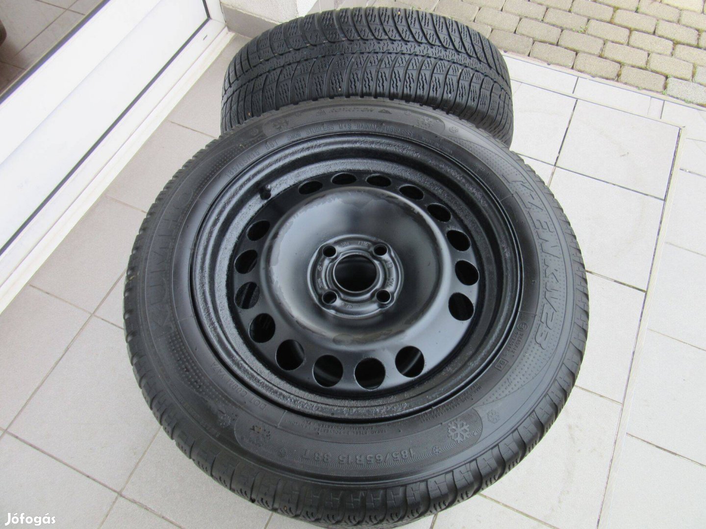 Opel acélfelni 185/65 R 15 Kumho téli gumival eladó