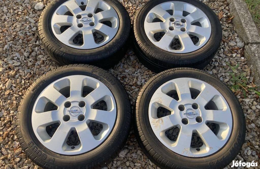 Opel alufelni 4x100 GM 185/55 R15 gumikkal