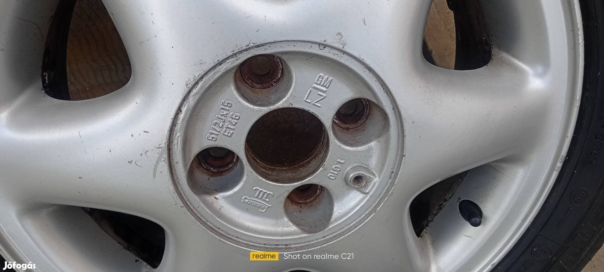 Opel alufelni garnitúra gumikkal