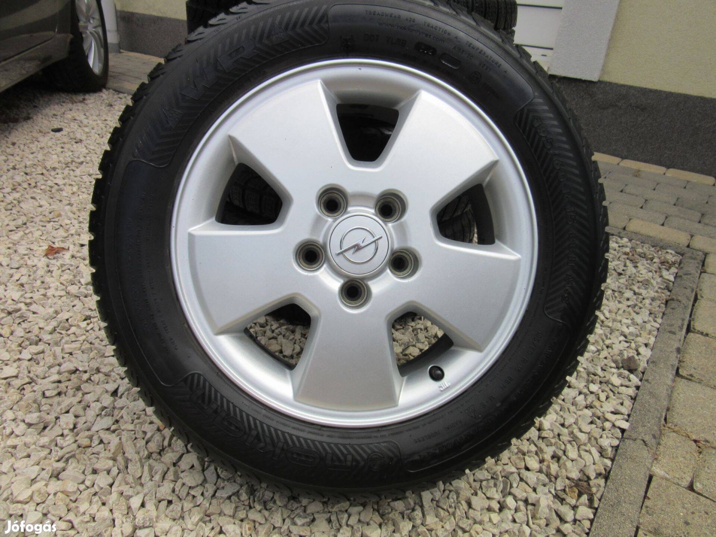 Opel alukerék 5x110 Nokian téli gumival eladó