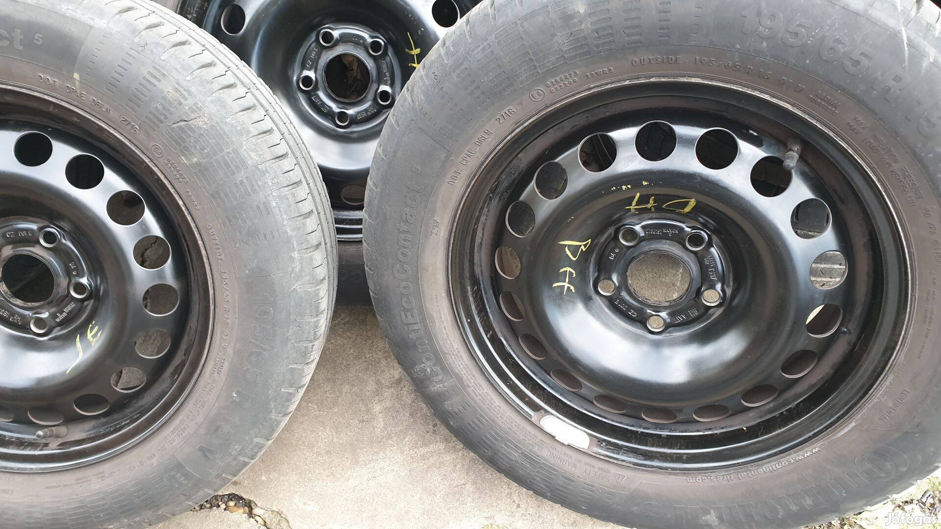 Opel astra J K 195/65 R15 nyári gumis szett