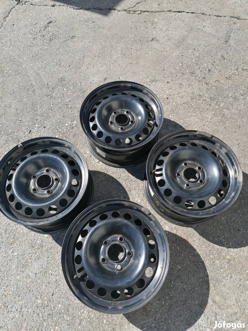 Opel astra, zafira, meriva 15" lemez acél felni garnitúra 