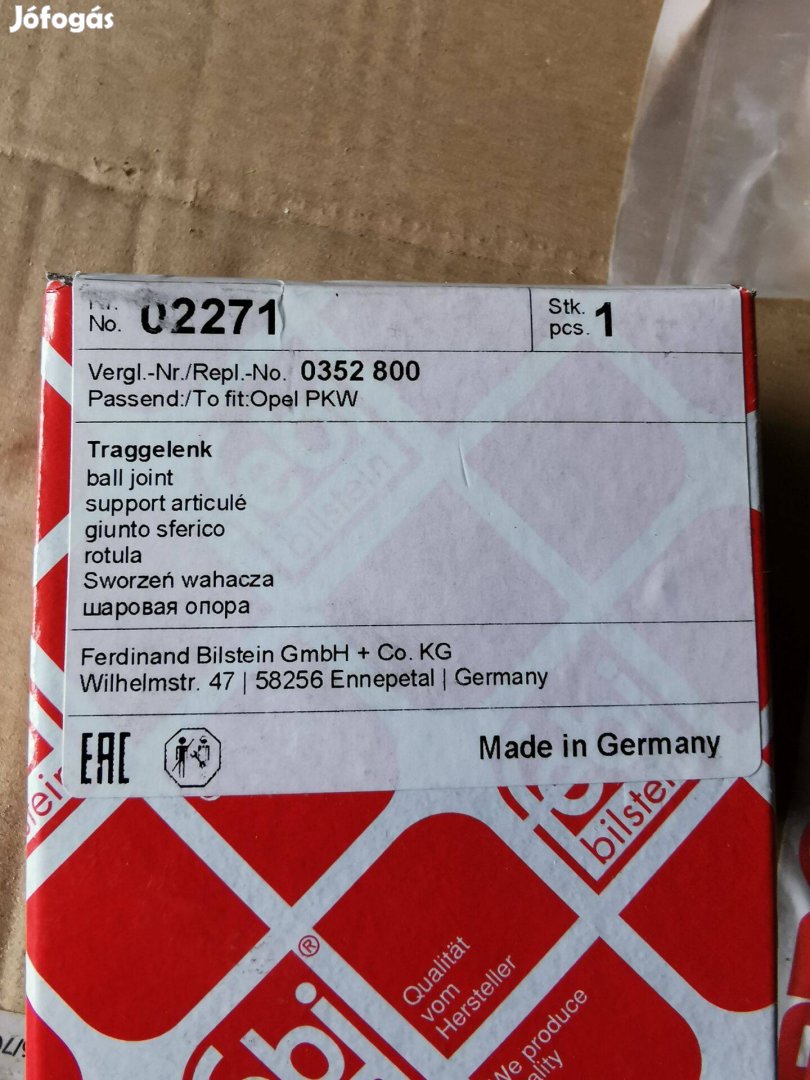 Opel astra trapézgömbfej