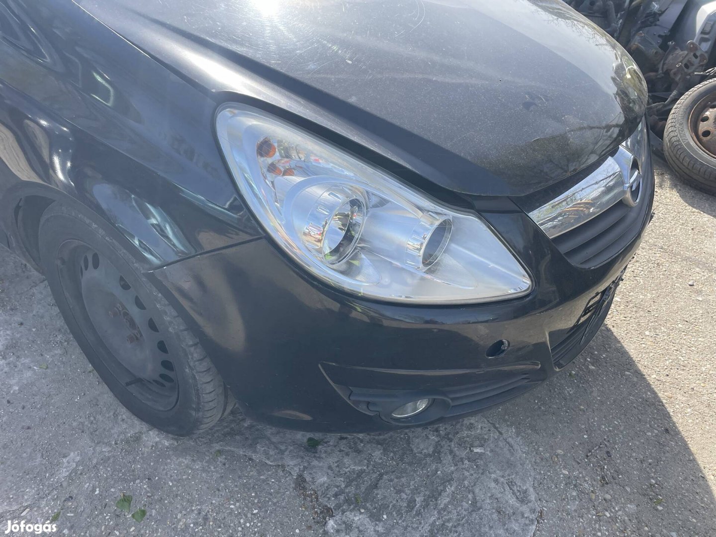 Opel corsa d első lökhárító eladó Z20r fekete  