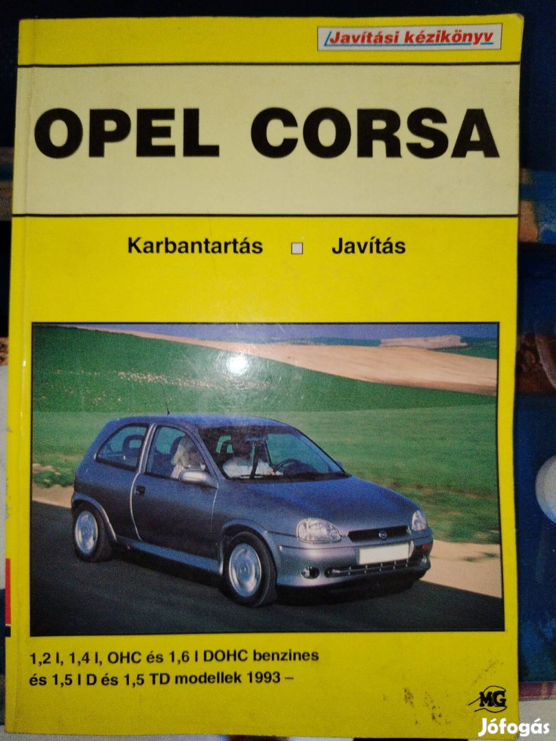 Opel corsa javítási kézikönyv 