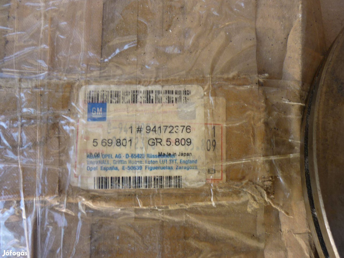 Opel féktárcsa Frontera 1 db új eredeti gyári termék GM