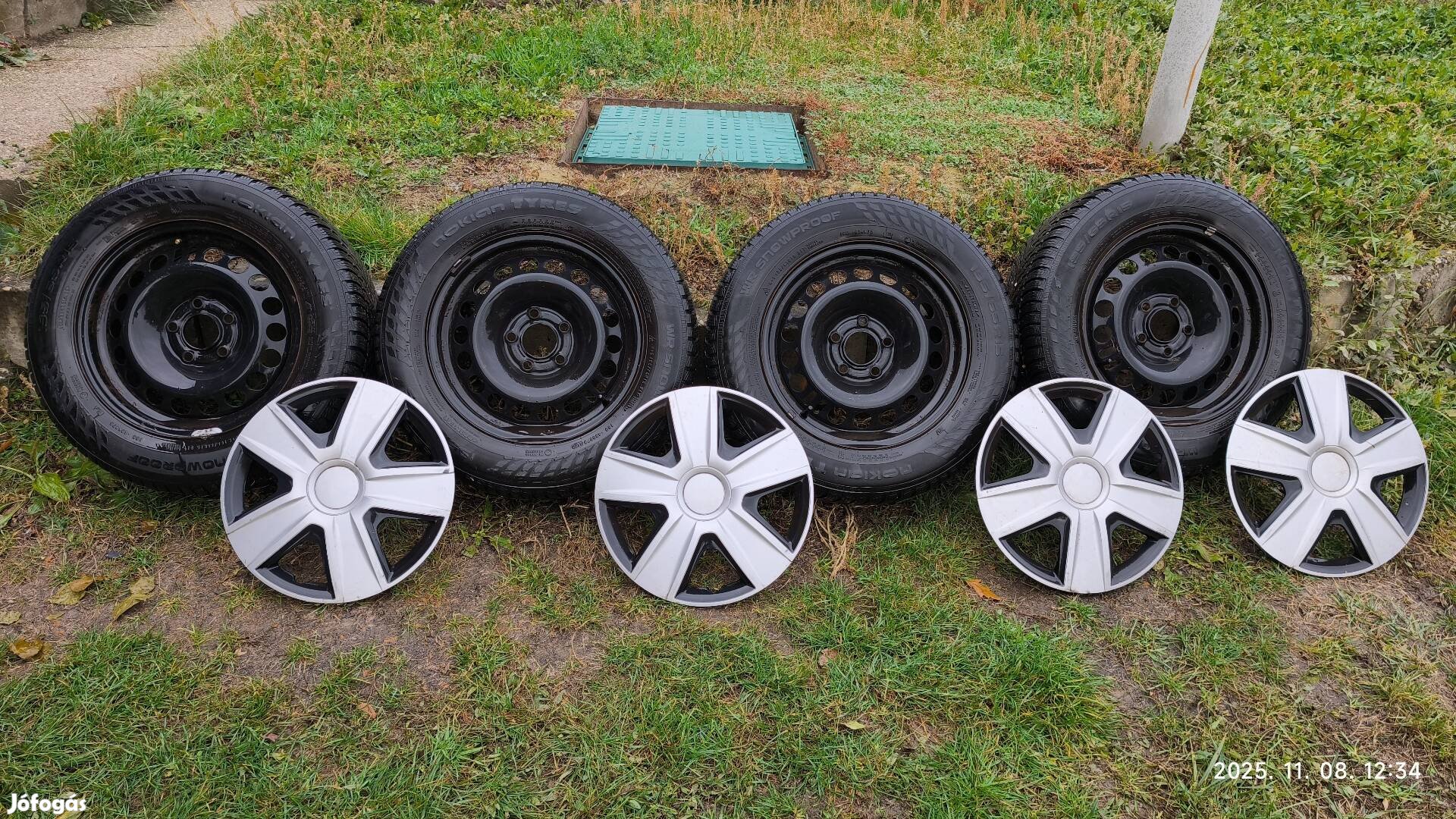 Opel felni 5x110 Nokian téli gumi 195/65 R15 DOT3920