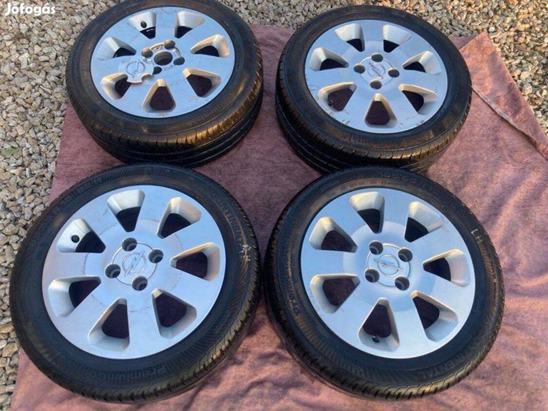 Opel gyári GM 4x100 kerekek 185/55 R15 gumikkal