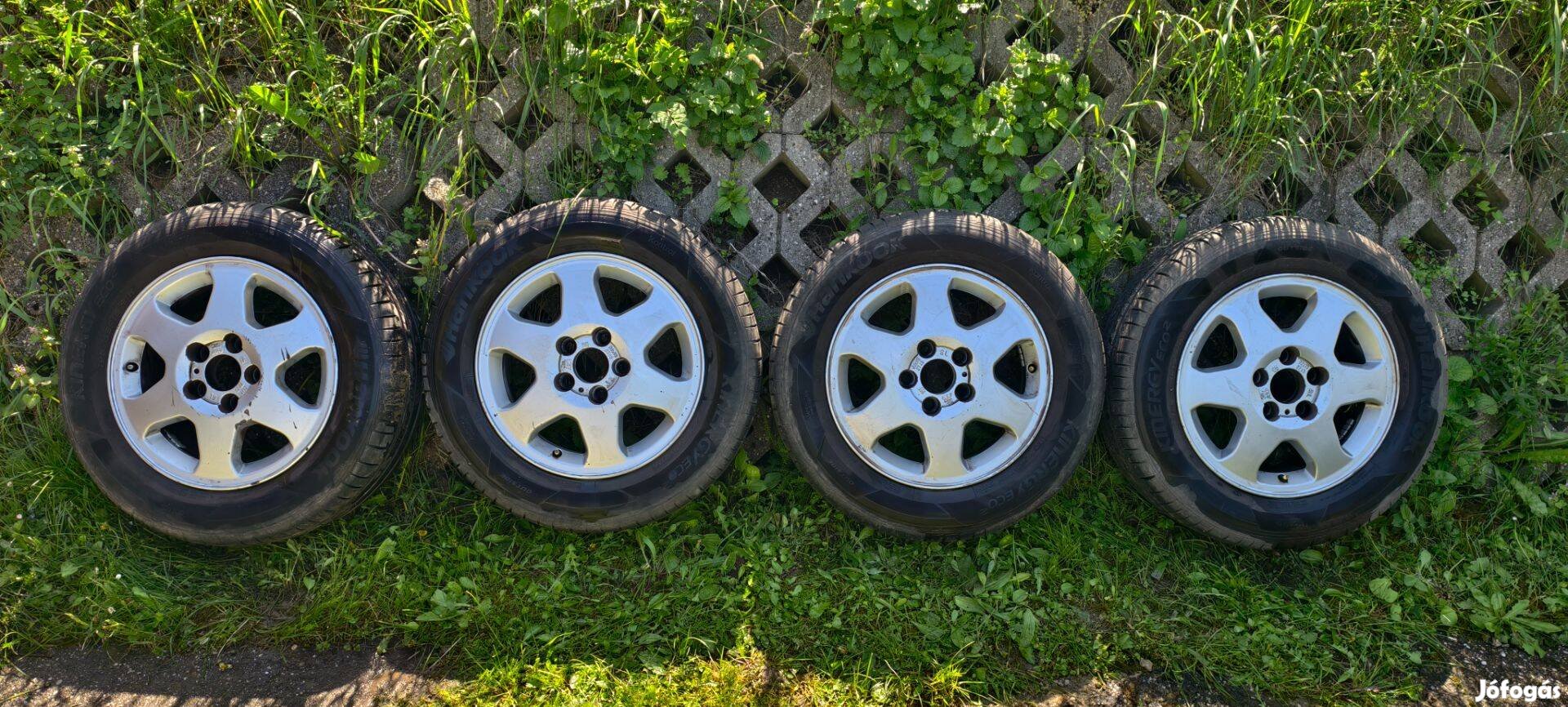 Opel gyári alufelni 15" 5*110 6Jx15 4db gumival