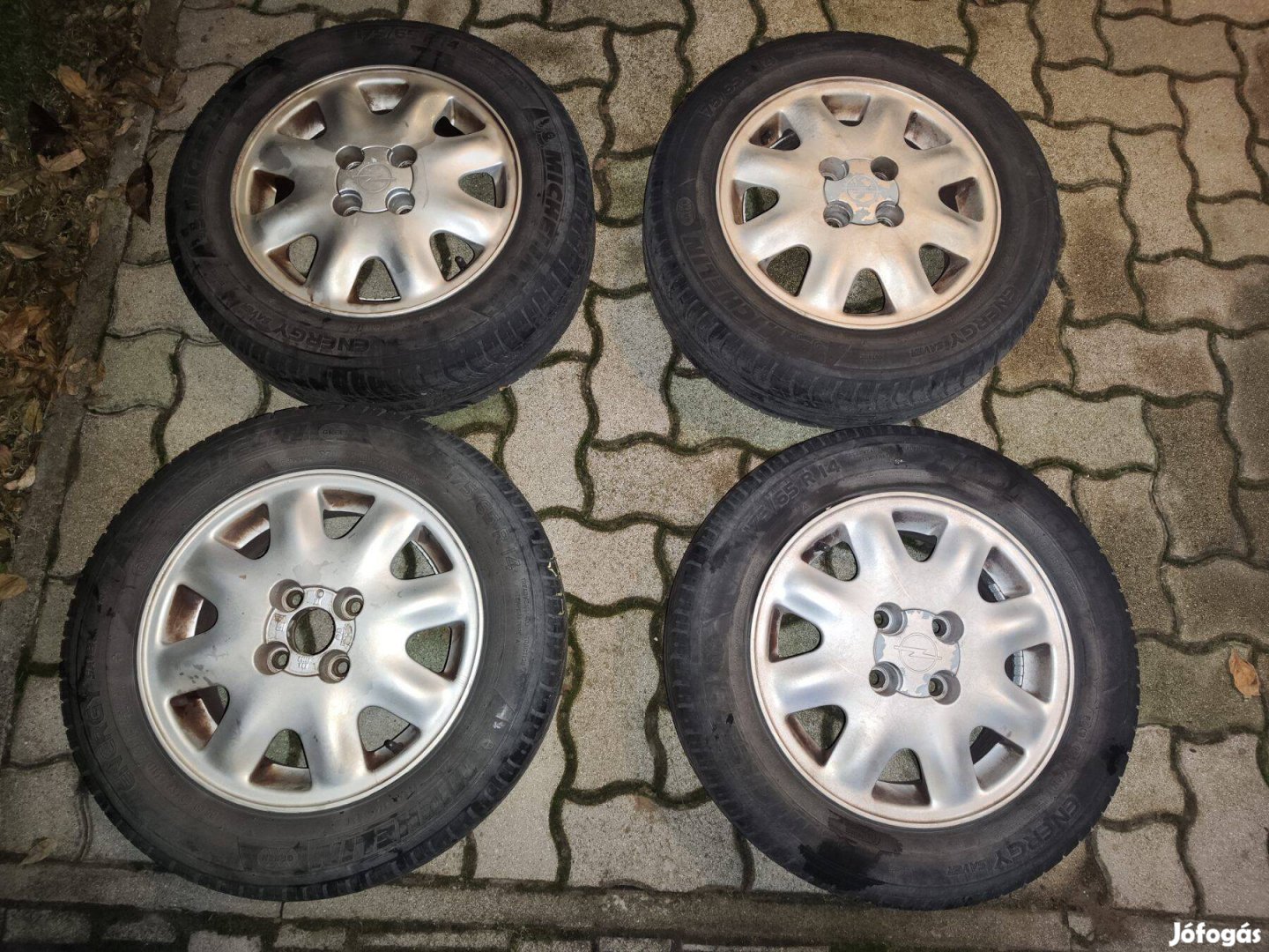Opel gyári alufelni szett gumikkal 14"
