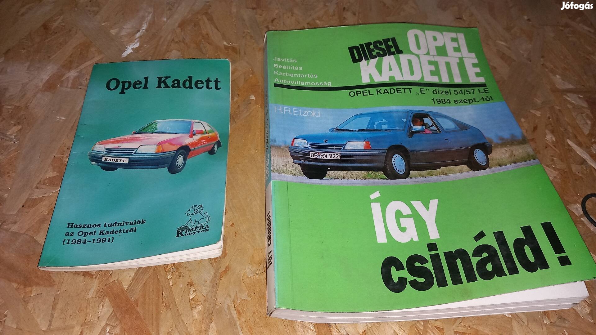 Opel kadett szerelési karbantartási könyv 