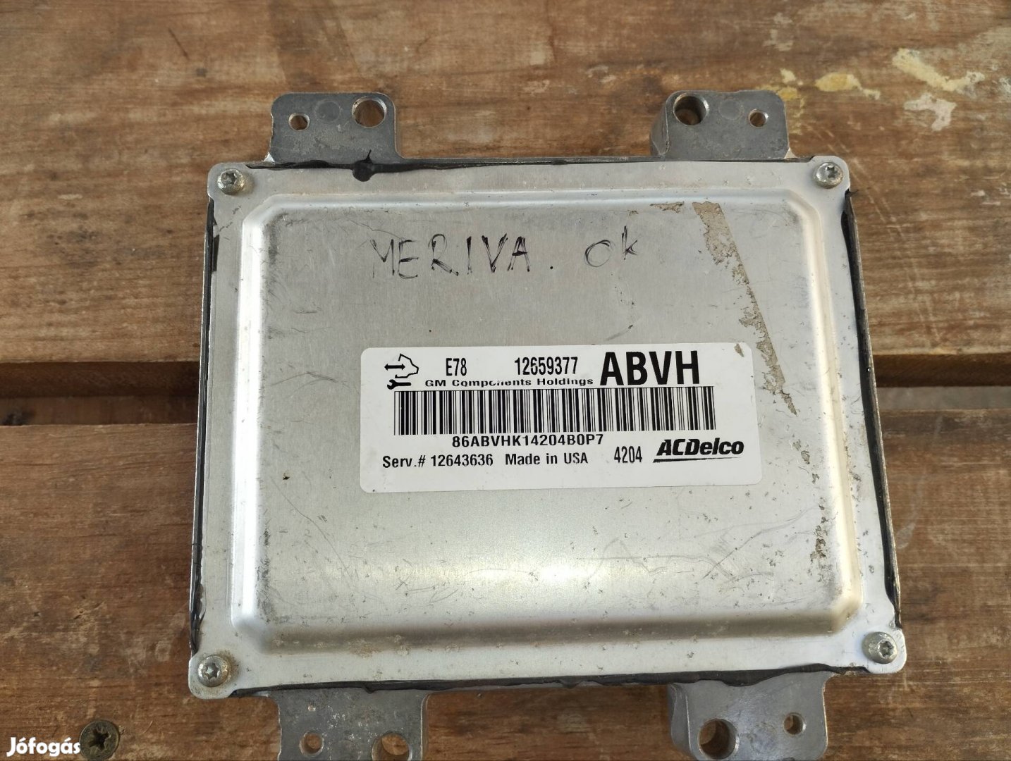 Opel motorvezérlő, B Meriva, J Astra 1.4T